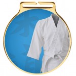 Medaille inclusief halslint – judo Sportprijzen Plaza